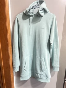 Columbia Rush Valley Long Hoodie Sweatshirt Pullover Sea Mint  (Tiffany) Sz M - Picture 1 of 10