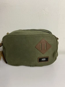 Vans Off The Wall Herren Kulturbeutel Weinblatt/Gummi Canvas Dopp Kit - Bild 1 von 18