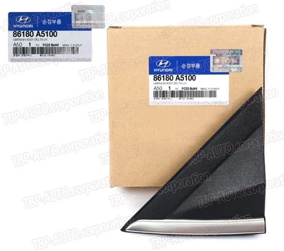 GENUINE OEM ® Fender Pillar Molding LEFT 2013-2017 Hyundai Elantra GT 86180A5100 - Image 1 of 4