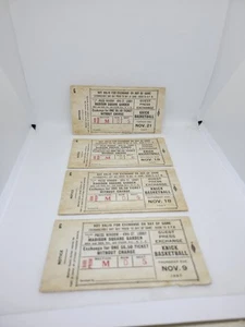 Lot of Four Vintage 1967 New York Knicks Madison Square Garden Guest Passes - Picture 1 of 4
