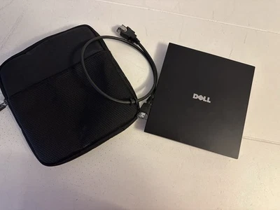 Dell PD02S External DVD-RW Optical Drive (MU10N) w/ eSATA Cable & Case - Image 1 of 4