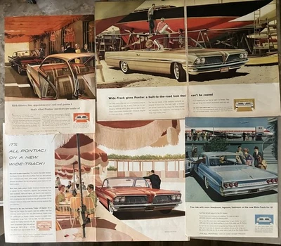 1961 Pontiac Bonneville *Lot  of 4 * Catalina *Original*ad print - Image 1 of 4