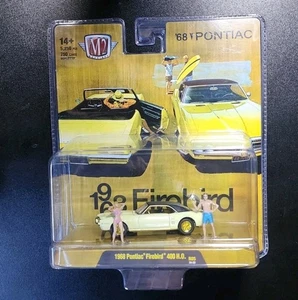 M2 Machines Chase 1968 Pontiac Firebird 400 HO Diorama Chase 1 of 750 Auto Figs - Picture 1 of 2