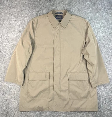 Gabardina vintage Polo University Club Ralph Lauren para hombre XL marrón Foto 1 de 4