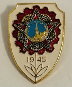 USSR Soviet Pin Badge May 9 - 1945 - Victory Day - Order of Victory WW2 WWII - Picture 1 of 2