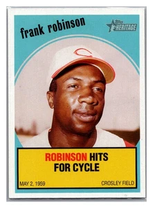 2008 Topps Heritage Baseball Flashbacks Frank Robinson #BF6 - Picture 1 of 2