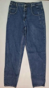 Vtg Guess USA Loose Pascal Fit 075 Tapered Leg Denim Jeans Men's Tag Size 34x34 - Picture 1 of 6