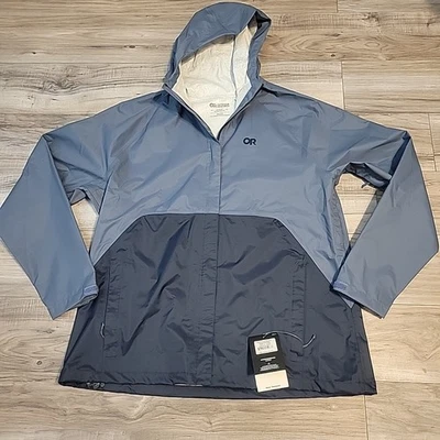 Outdoor Research Apollo Rain Jacket Windbreaker Hooded Nylon XXL Womens NEW - Image 1 of 4