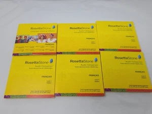 Rosetta Stone Francais French Level 1-5 (PC Windows/MAC) NO MP3 - Picture 1 of 4