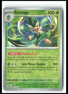 SV04: Paradox Rift #005/182 Simisage Reverse Holo - Picture 1 of 2