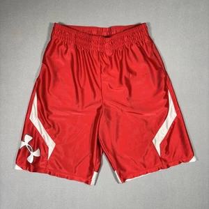 Pantalones Cortos de Baloncesto Under Armour XLarge Rojo Para Hombre Deslumbrante Brillante Sedoso Suelto - Imagen 1 de 14