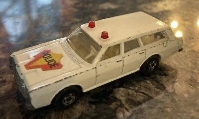 Matchbox Lesney Mercury Police Car RED LIGHT no 55 Superfast 1971 England  - Image 1 of 4