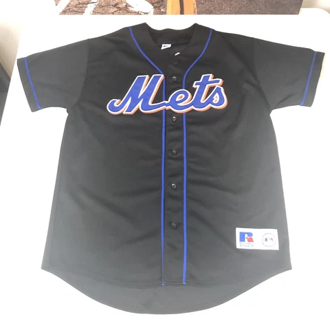 Vintage Russell Athletic Mike Piazza New York Mets Jersey Medium Made in Korea Cover