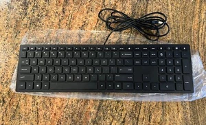 HP Chicony Electronics TPC-C003K Wired Keyboard Thin - Picture 1 of 3