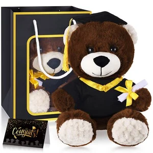 ZJoey Bear with Graduation Cap Toys Class of 2025 Plush Stuffed Teddy Bear An... - Picture 1 of 7