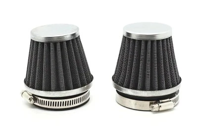 2x Filtro de aire de 50 mm para Suzuki GS400 GSX400E GSX400F GT500 GS550E GS550M GT750 Foto 1 de 2