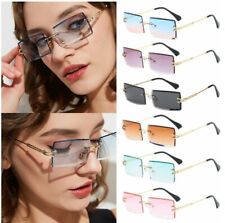 Unbranded Rimless Frame Sunglasses for Women for sale | eBay