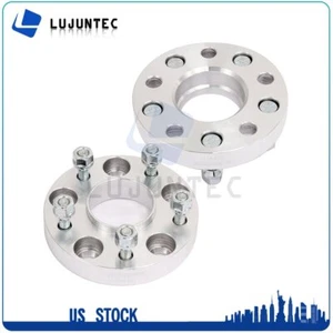 2X 5x4.75 1" Hubcentric Wheel Spacers 7/16" Studs Fits Chevy Oldsmobile Pontiac - Picture 1 of 12