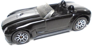 2004 MATCHBOX FORD SHELBY COBRA CONCEPT BLACK 1:60 DIECAST 2 5/8" CAR W/ SILVER - Picture 1 of 6