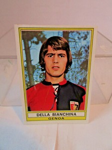FOOTBALLERS 1973-74 - No. 137 - DELLA BLIANCHINA - GENOA - sandwiches - NEVER ATTACKED -