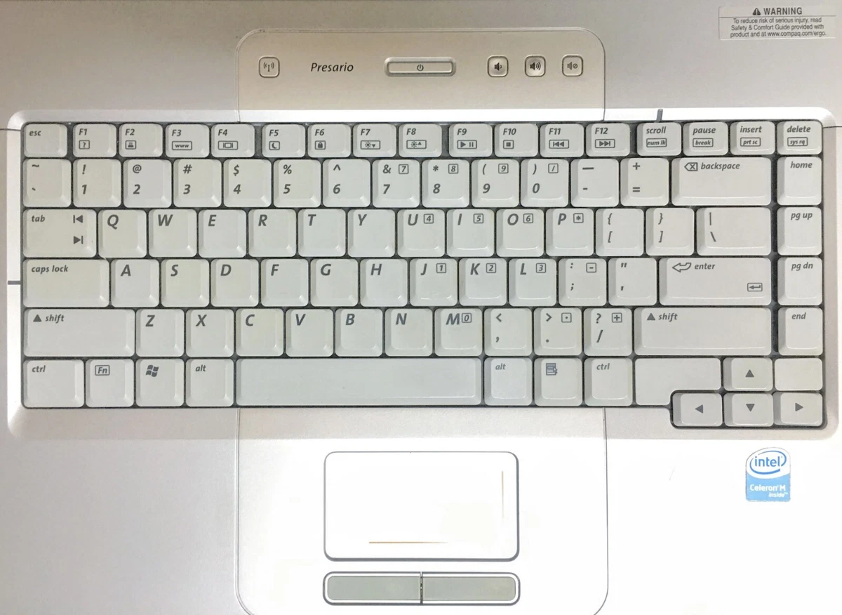Keyboards4Laptops Ersatz-Tastatur Für Compaq Presario CQ60-430SA | Schwarz, UK-Layout | Einfacher Einbau