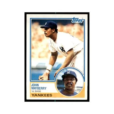 1983 Topps John Mayberry Baseball Cards #45 - Image 1 of 3