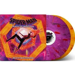 Spiderman ACROSS THE SPIDER VERSE Purple Orange Color Vinyl 2 LP Soundtrack NEW! - Picture 1 of 1