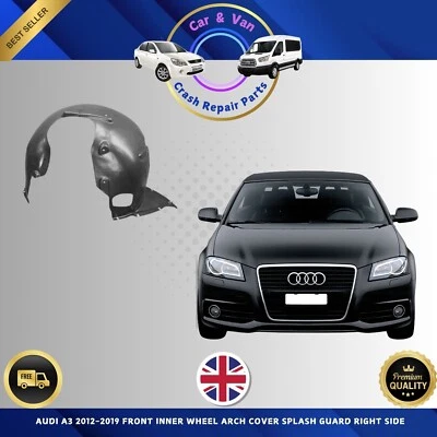 AUDI A3 2012-2019 FRONT INNER WHEEL ARCH COVER SPLASH GUARD RIGHT SIDE NEW - image 1 of 4