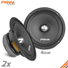 2x PRV Audio 8MR500-4 BULLET Car Audio 8" Midrange Speakers 4 Ohm 1000W Package