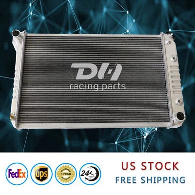 CU161 ALUMINUM 3ROW RADIATOR FIT 1968-1990 Chevrolet C/K 10 20 30 Pickup 5.0L V8 - Image 1 of 4