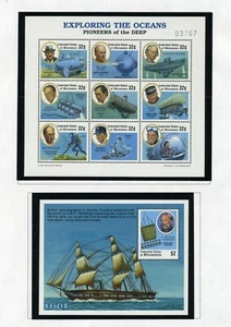 Mikronesien postfrisch 269-72 Pioniere der Tiefe TR573 - Bild 1 von 2