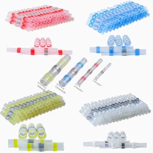 Muffen Schrumpfdraht Stoßverbinder Klemmen wasserdicht Löten - Bild 1 von 16