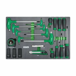 Toptul 22pc Screwdriver & Two Way Ball Point L-Key Set (Modular Insert Tray Syst - Picture 1 of 2
