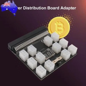 1200W PSU Breakout Board 12 Ports ATX 6 Pin for DPS-800GB 1200FB 1200QB A - Afbeelding 1 van 7