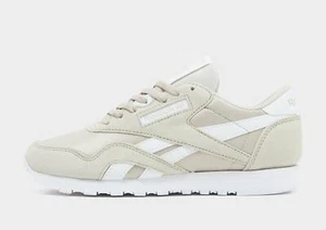 Authentic Reebok Classic Nylon Women ® ( Women Sizes: UK 4 & 6 ) Beige / White - Picture 1 of 7