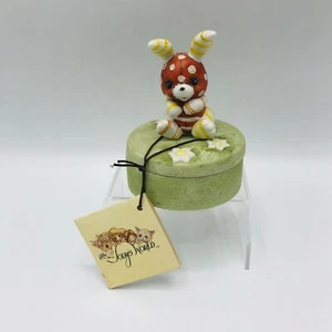 Caja de baratijas de porcelana Jody's World You Have Multiplied My Happiness 1985 - Imagen 1 de 7