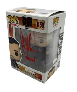 ¡Funko Pop firmado por Jeffrey Dean Morgan Negan! 1158 The Walking Dead JSA 179426 - Imagen 1 de 9