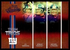 2005 Playoff Absolute Memorabilia Team Trios Material Eli Manning/Jeremy