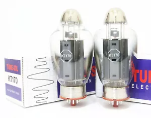 Sweet Sound EditionⅡ Platinum Factory Match 1 pair Tung-Sol KT170 KT-170 Tubes - Picture 1 of 3