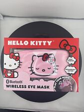 Hello Kitty Bluetooth Wireless Eye Mask Pink NEW STREAM MUSIC 