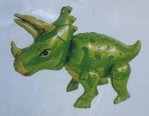 7 Dinosaur Foil 4D Balloons Diplodocus Triceratops T-Rex Dinos - Picture 1 of 9