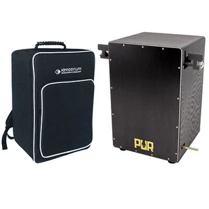Puro PC6699 Vision Pro Doble Hi-Hat Cajón Negro y Dorado + Bolsa Cajón Keepdrum - Imagen 1 de 10