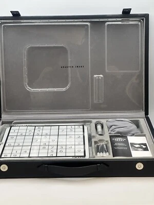 Sharper Image Sudoku Set In Snap Pleather Case New Without Packaging - Image 1 of 4