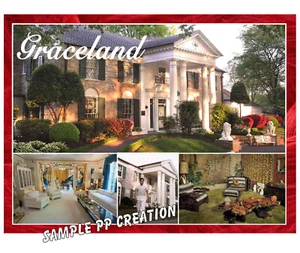 IMÁN DE FOTOS GRACELAND 4 X 3 PULGADAS VIAJE - Imagen 1 de 1