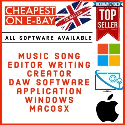 Music song editor writing creator DAW software application windows MacOSX - Image 1 of 3