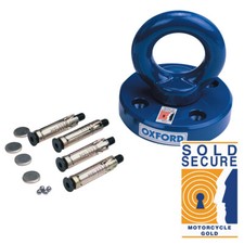 OXFORD SECURITY ROTA FORCE GROUND ANCHOR MOTORBIKE MOTORBIKE BIKE CYCLE