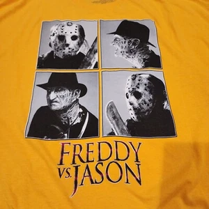 Freddy vs Jason Horror Movie T Shirt Mens 4XL Friday The 13th Nightmare On Elm S - Picture 1 of 5