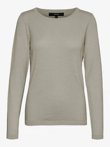 Vero Moda Care Structure O Neck - Pullover Verde - Taglia M Abbigliamento Donna - Imagen 1 de 2