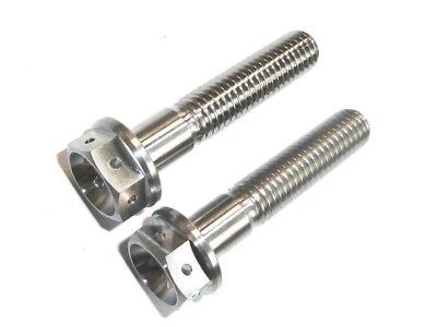 TRIUMPH Speed Triple 1200 RS 2021 - 2024 Titanio basculante eje pernos de pellizco Foto 1 de 3