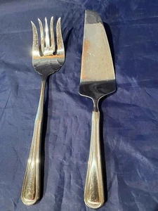 Wallace Edelstahl Gabel und Tortenheber Set - Bild 1 von 12